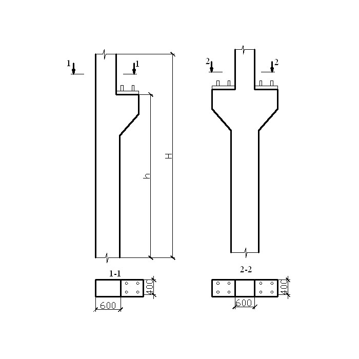 Колонна железобетонная 9к 120-5